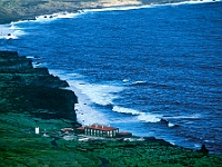 Heilquelle Pozo de la Salud zu Füßen des Ortes Sabinosa an der Nordküste der Insel : Heilquelle, El Golfo